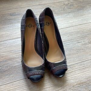 Brown Joey brand high heels sz 7